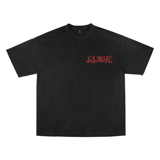"NEVER GIVE UP" Smooth print T-Shirt